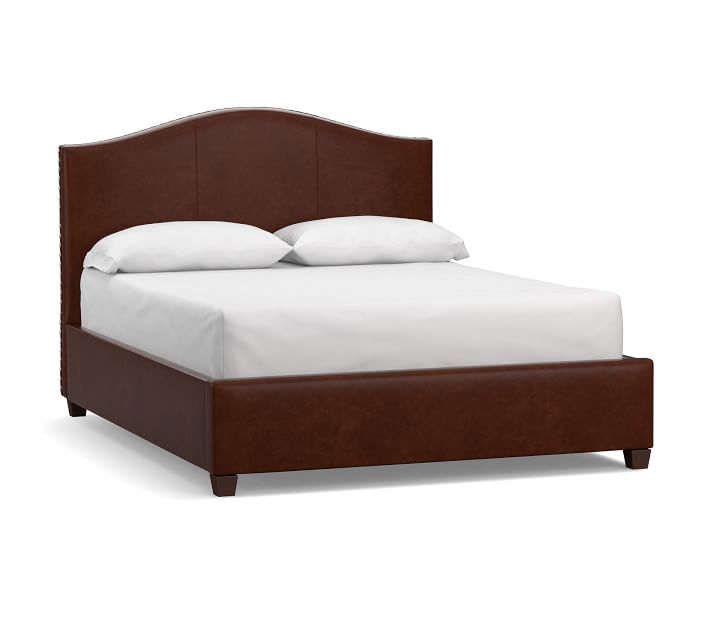 Jimi Curved Leatherette Bed
